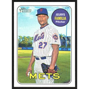 2018 Topps Heritage #494 Jeurys Familia SP