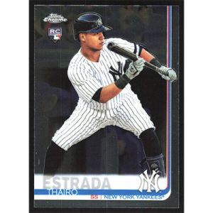 2019 Topps Chrome Update #28 Thairo Estrada