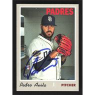 2019 Topps Heritage #684 Pedro Avila Autographed