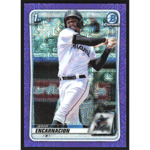 2020 Bowman Chrome Mega Box Prospects Purple Refractors #BCP-96 Jerar Encarnacion