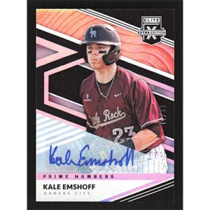 2020 Elite Extra Edition Signatures Prime Numbers #169 Kale Emshoff Autographed