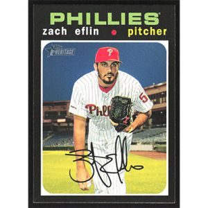 2020 Topps Heritage #295 Zach Eflin