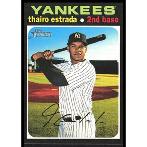 2020 Topps Heritage #313 Thairo Estrada