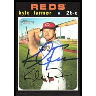 2020 Topps Heritage #638 Kyle Farmer Autographed