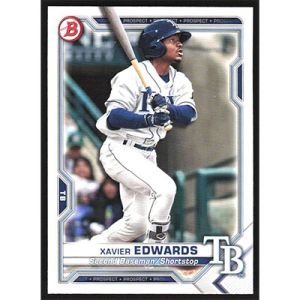 2021 Bowman Prospects #BP-101 Xavier Edwards