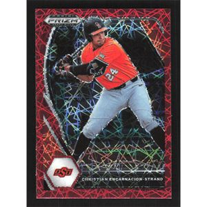 2021 Panini Prizm Draft Picks Red Velocity #PDP128 Christian Encarnacion-Strand