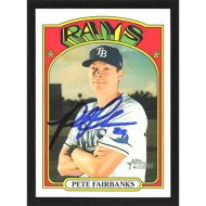 2021 Topps Heritage #105 Pete Fairbanks Autographed