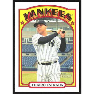 2021 Topps Heritage #258 Thairo Estrada