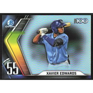 2022 Bowman Chrome Scouts Top 100 #BTP-55 Xavier Edwards