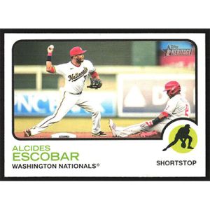 2022 Topps Heritage #308 Alcides Escobar
