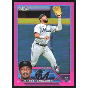 2023 Topps Chrome Pink Refractors #78 Jerar Encarnacion