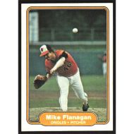 1982 Fleer #165 Mike Flanagan