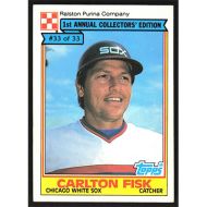 1984 Ralston Purina #33 Carlton Fisk