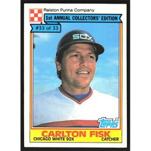 1984 Ralston Purina #33 Carlton Fisk