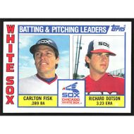 1984 Topps #216 C. Fisk/R. Dotson Team Leaders Checklist