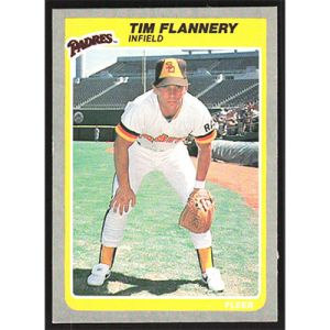 1985 Fleer #31 Tim Flannery