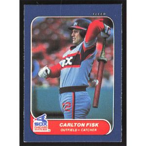 1986 Fleer Mini #43 Carlton Fisk
