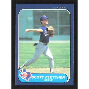 1986 Fleer Update #U-41 Scott Fletcher