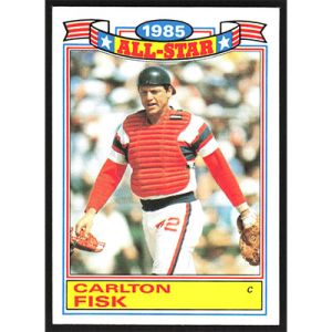1986 Topps Glossy All-Stars #9 Carlton Fisk
