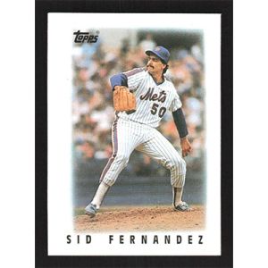 1986 Topps Mini Leaders #51 Sid Fernandez
