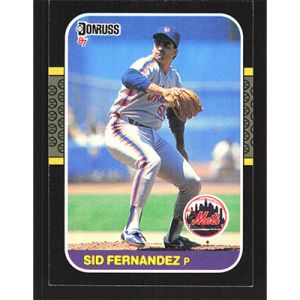 1987 Donruss #323 Sid Fernandez