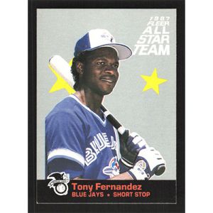 1987 Fleer All-Stars #3 Tony Fernandez