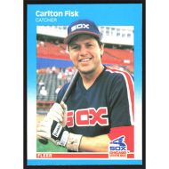 1987 Fleer Glossy #496 Carlton Fisk