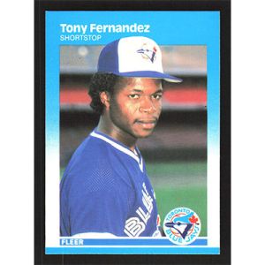 1987 Fleer #225 Tony Fernandez