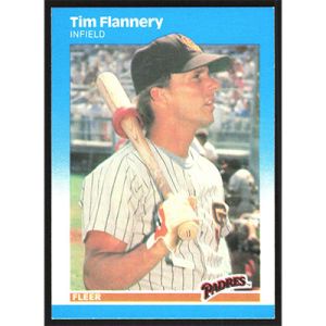 1987 Fleer #413 Tim Flannery