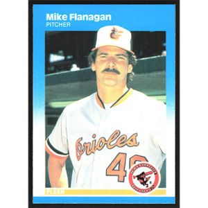 1987 Fleer #470 Mike Flanagan
