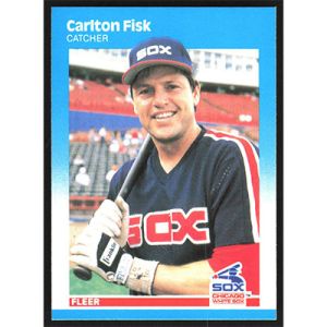 1987 Fleer #496 Carlton Fisk