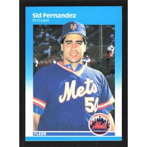 1987 Fleer #8 Sid Fernandez