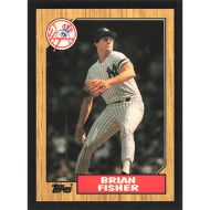 1987 Topps Tiffany #316 Brian Fisher