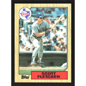 1987 Topps #462 Scott Fletcher