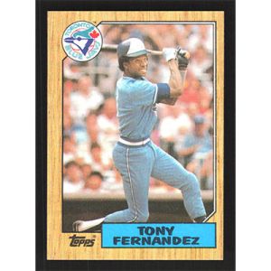 1987 Topps #485 Tony Fernandez