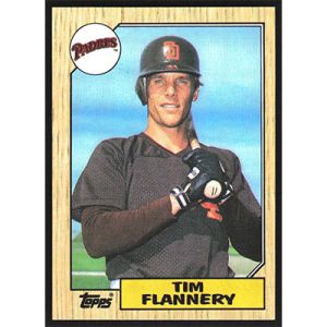 1987 Topps #763 Tim Flannery