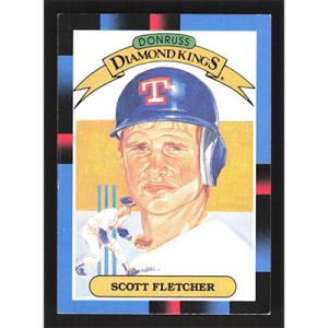 1988 Donruss #11 Scott Fletcher Diamond Kings