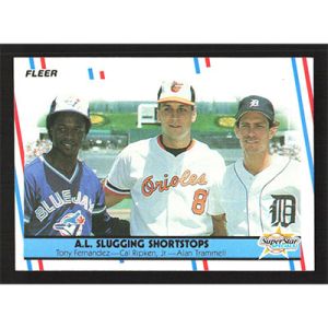 1988 Fleer #635 T. Fernandez/C. Ripken Jr./A. Trammell Super Star Specials