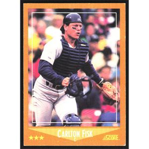 1988 Score #592 Carlton Fisk