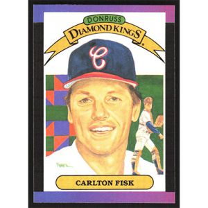 1989 Donruss #7 Carlton Fisk Diamond Kings