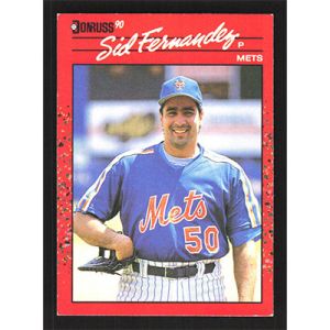 1990 Donruss #572 Sid Fernandez