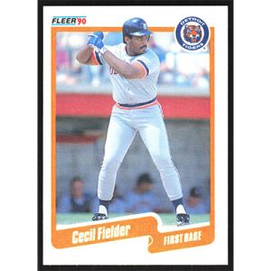 1990 Fleer Update #U-95 Cecil Fielder