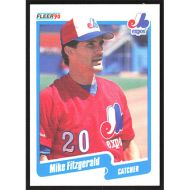 1990 Fleer #343 Mike Fitzgerald