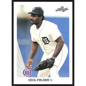 1990 Leaf #165 Cecil Fielder