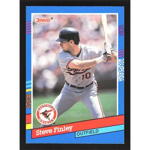 1991 Donruss #355 Steve Finley