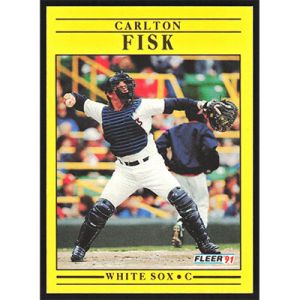 1991 Fleer #118 Carlton Fisk