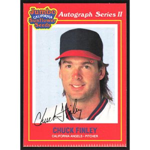 1991 Jumbo California Sunflower Seeds #7 Chuck Finley