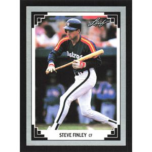 1991 Leaf #231 Steve Finley