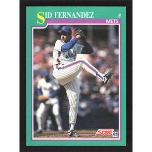 1991 Score #180 Sid Fernandez