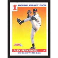 1991 Score #382 Alex Fernandez First Round Draft Pick